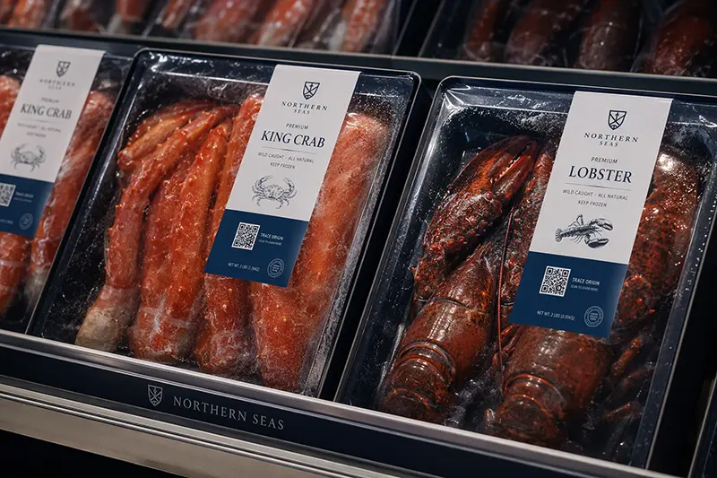 Smart Cold Chain: Integrating QR Tracing into Frozen Seafood Labels to Build Consumer Trust